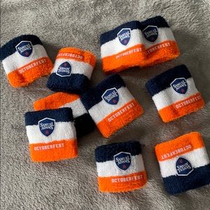 10 athletic Sam Adams Wrist bands
